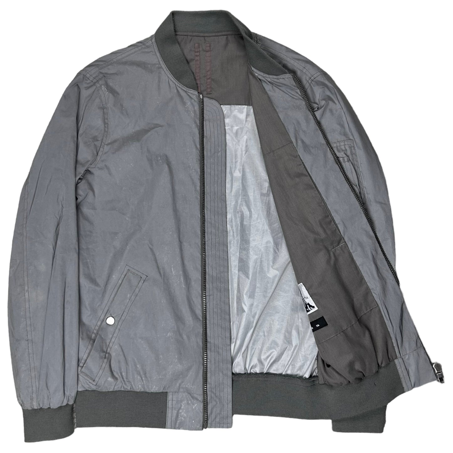 Rick Owens DRKSHDW Reflective Bomber Jacket