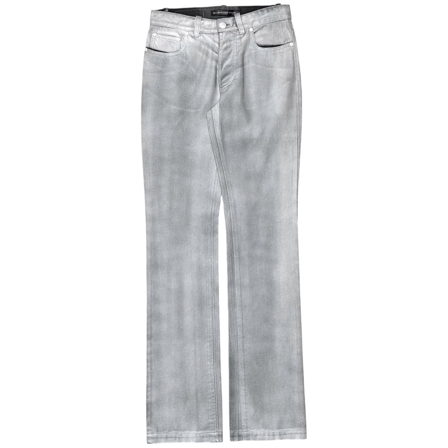 Balenciaga Waxed Paint Jeans - SS08