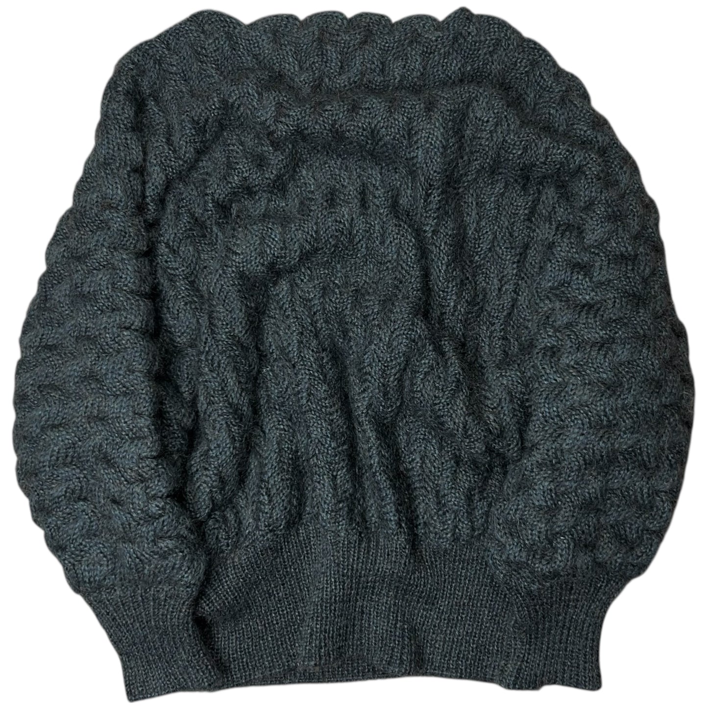 Jil Sander+ 3D Cable Mohair Knit Sweater