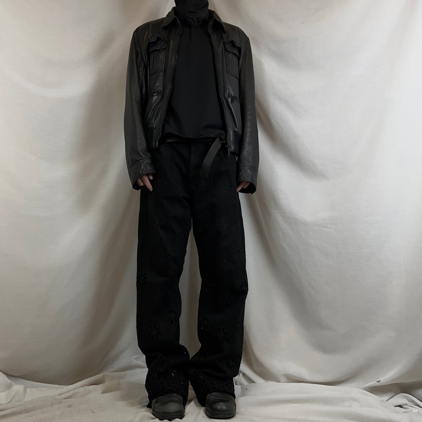 Dries Van Noten Floral Laser Cut Jeans - AW18