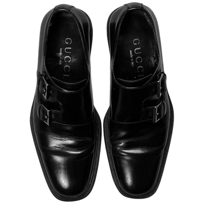 Gucci by Tom Ford Dual Monk Strap Derbies