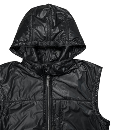 Dirk Bikkembergs Detachable Puffer Vest Layered Blazer