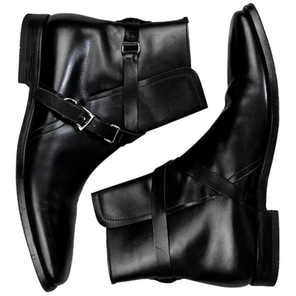 Prada Squared Jodhpur Strap Boots