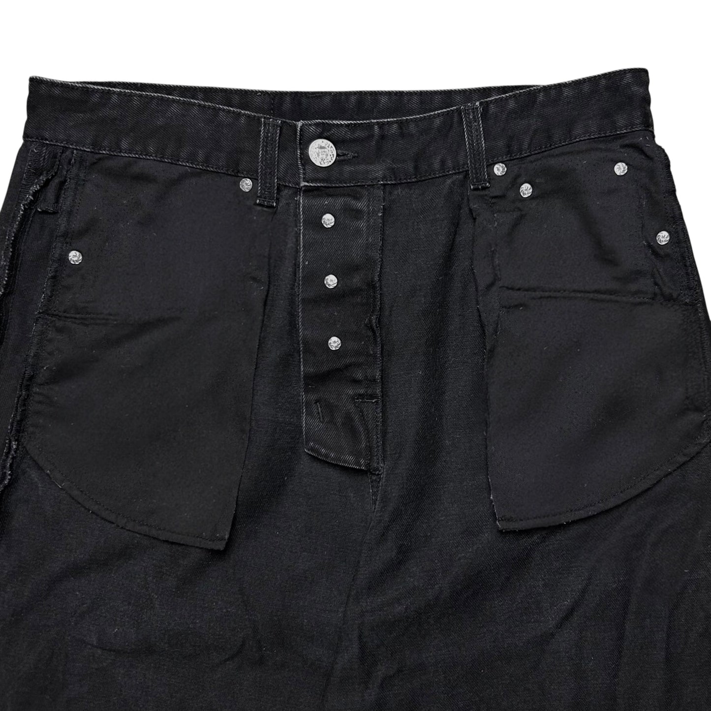 Vetements Wide Reversible Inside Out Jeans - SS23