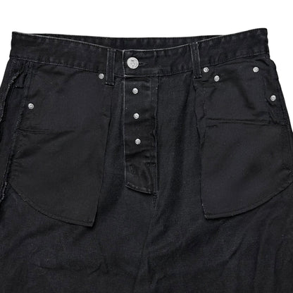 Vetements Wide Reversible Inside Out Jeans - SS23