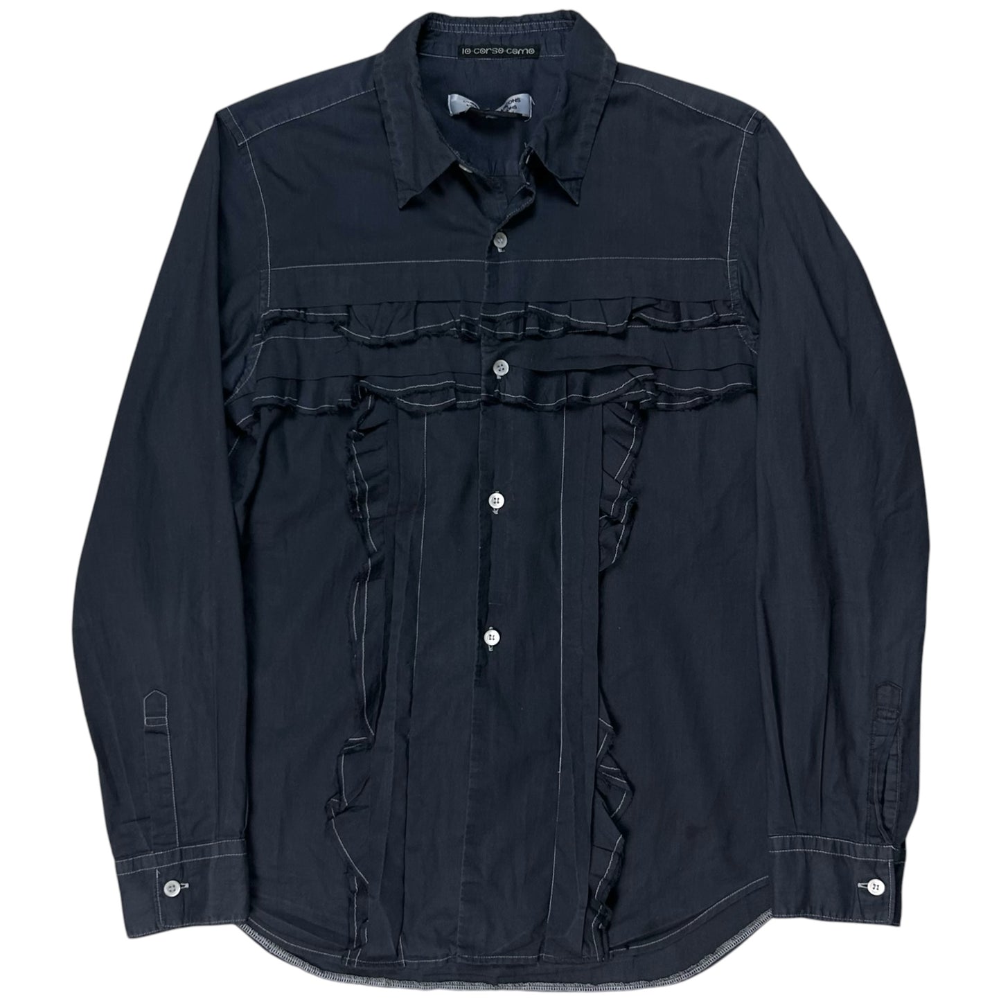 Comme des Garcons Patchwork Ruffle Shirt - AW05