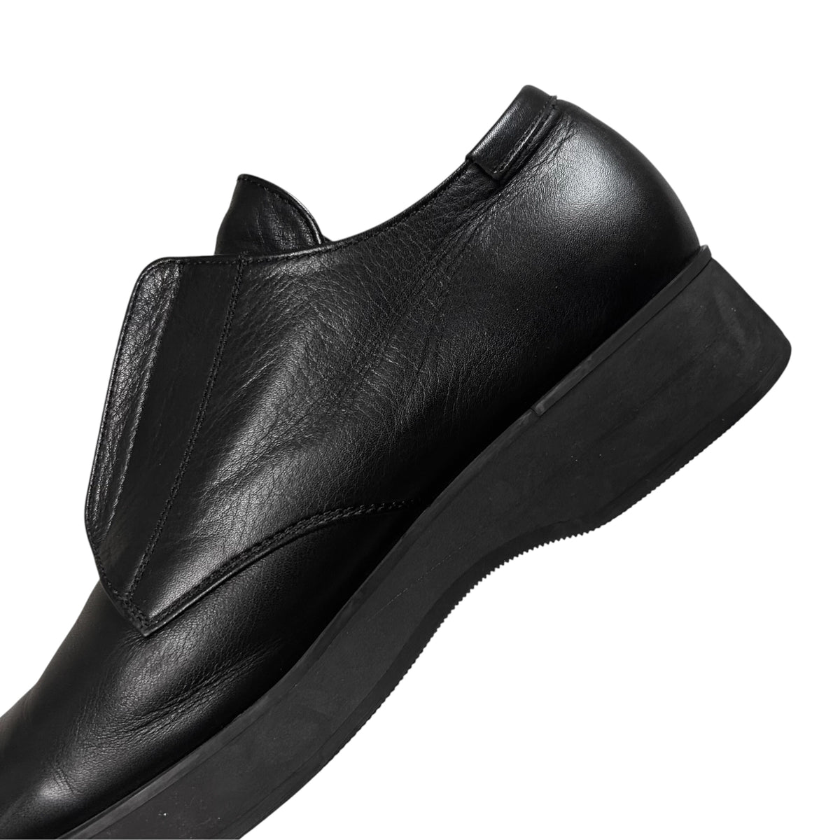 Yohji Yamamoto + Noir Tongue Zip Plattform Derbies - AW20