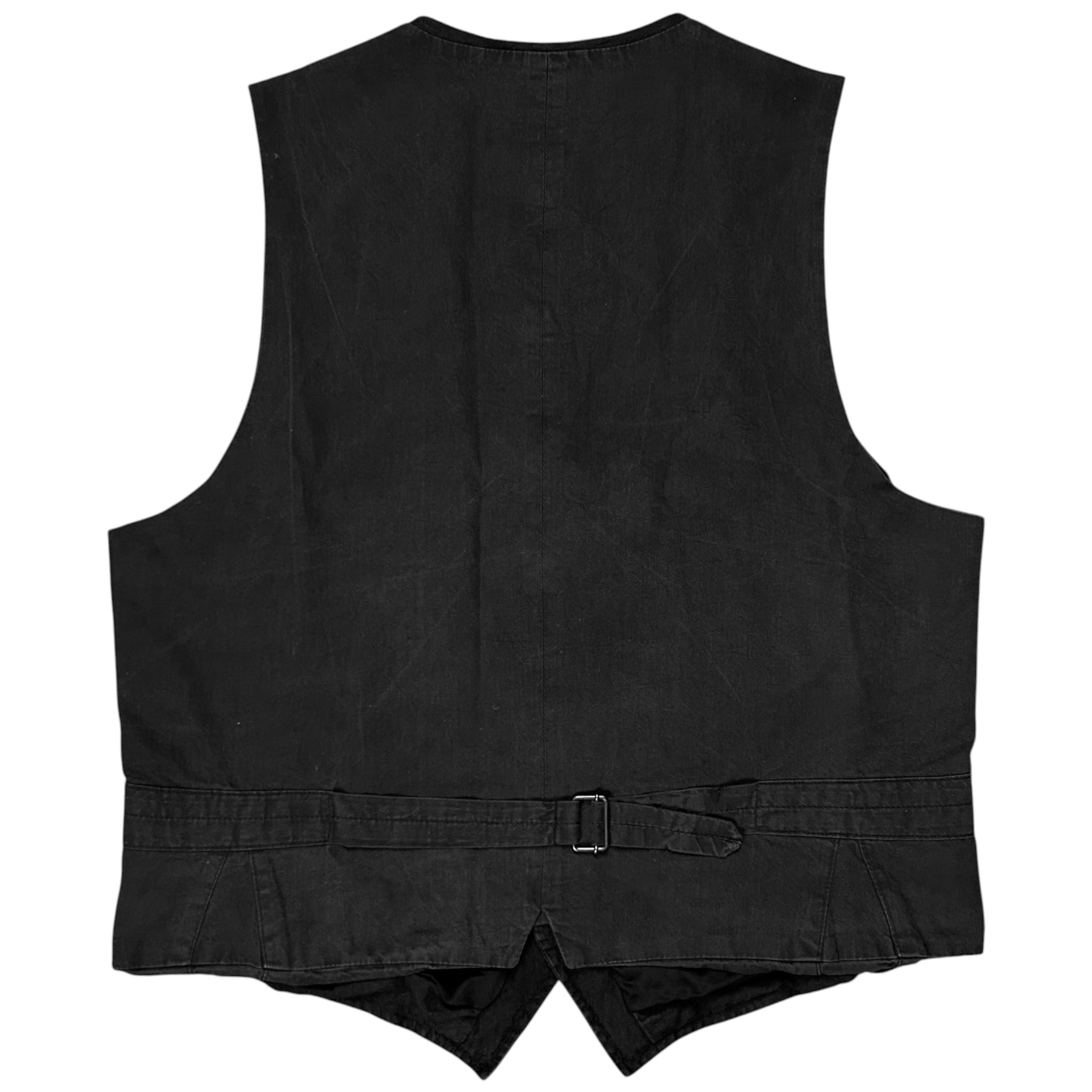 Dries Van Noten Overdyed Linen Waistcoat - 90s – Vertical Rags