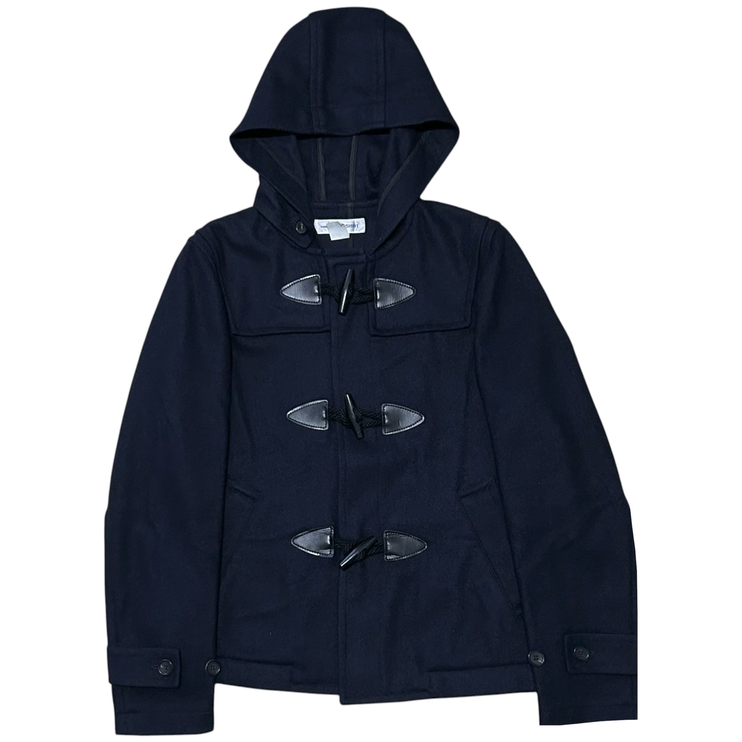 Comme des Garcons Shirt Hooded Duffle Wool Jacket - AW17