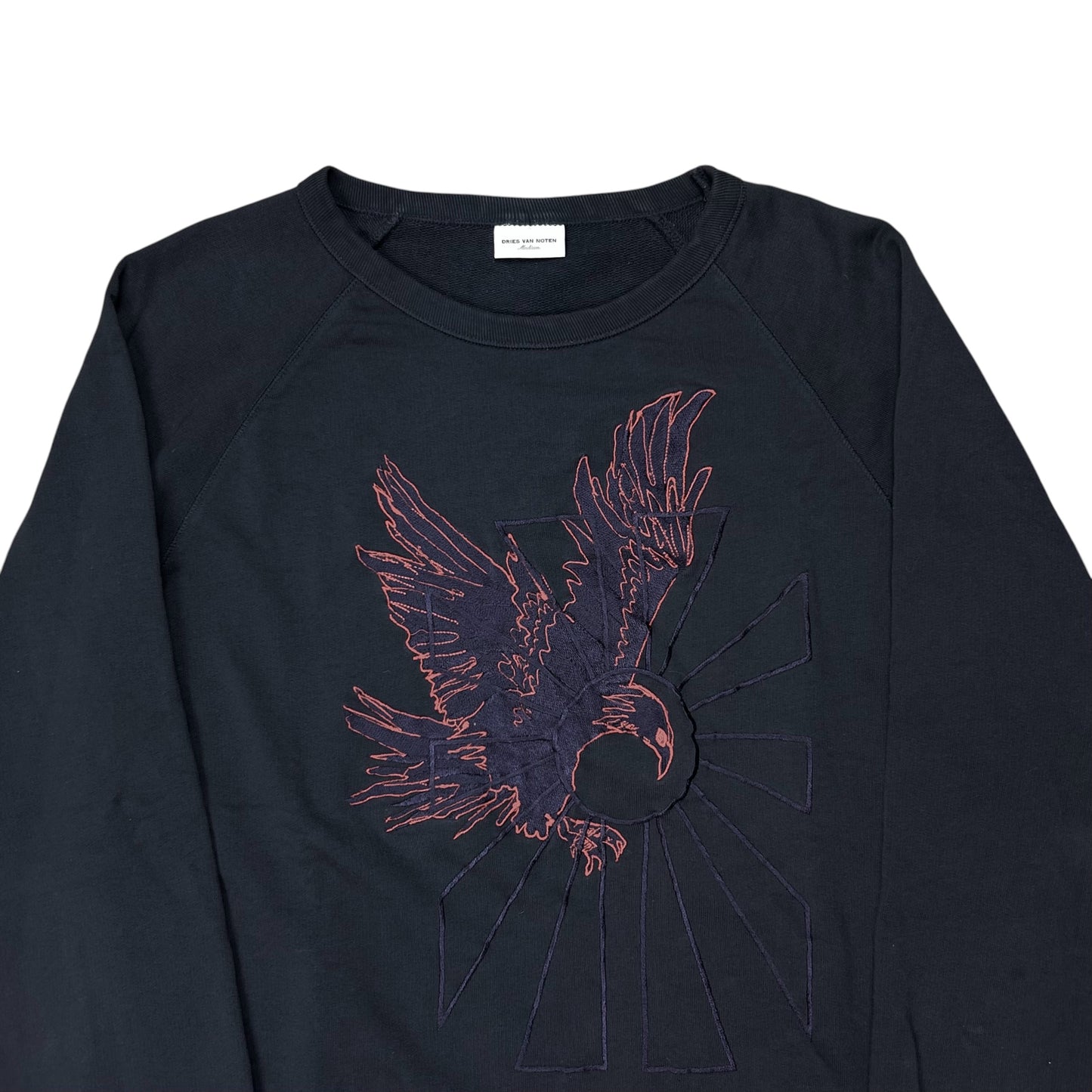 Dries Van Noten Embroidered Eagle Sweater - AW14