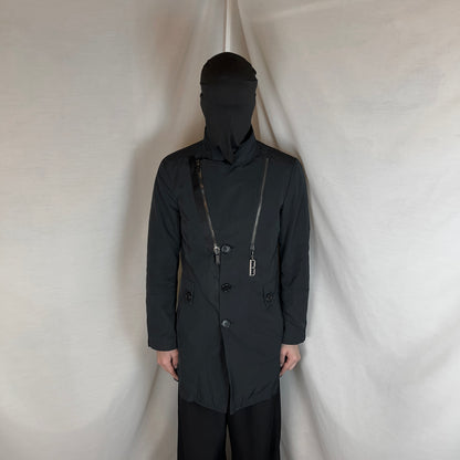 Dirk Bikkembergs Dual Zip Nylon Coat - AW07