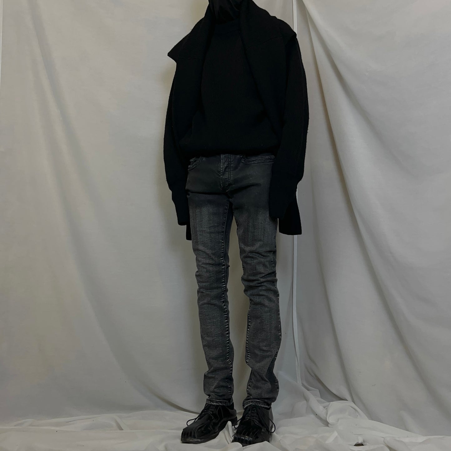 Dirk Bikkembergs Waist Waxed Jeans