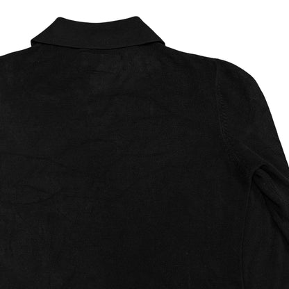 Ann Demeulemeester Cable Knit Polo Sweater