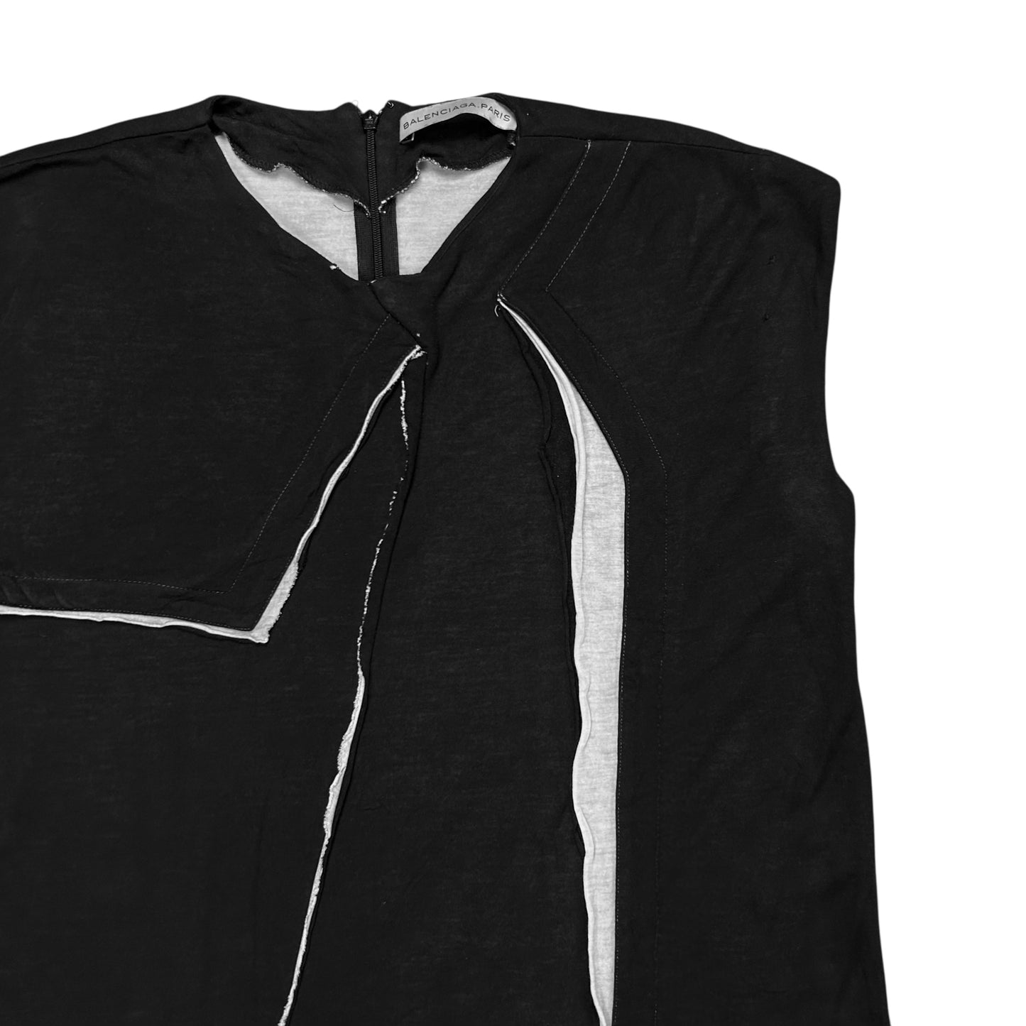 Balenciaga Multi Layer Patchwork Rayon Top - AW08