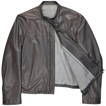 Jil Sander Leather Cafe Jacket - SS03