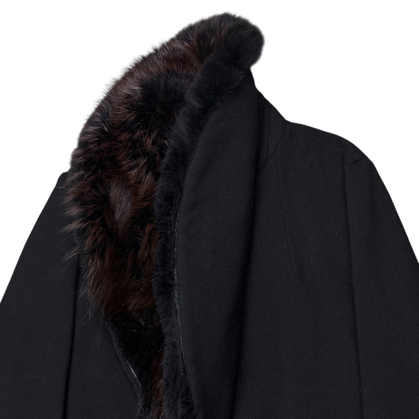 Maison Martin Margiela Fox Fur Collar Coat - AW07