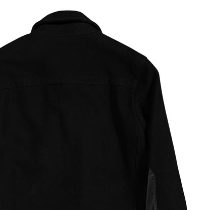 Dirk Bikkembergs Double Breasted Elbow Patch Wool Coat