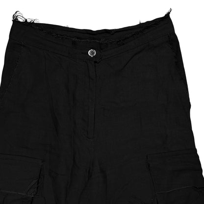 MM6 Maison Margiela Distressed Rayon Cargo Shorts - SS17