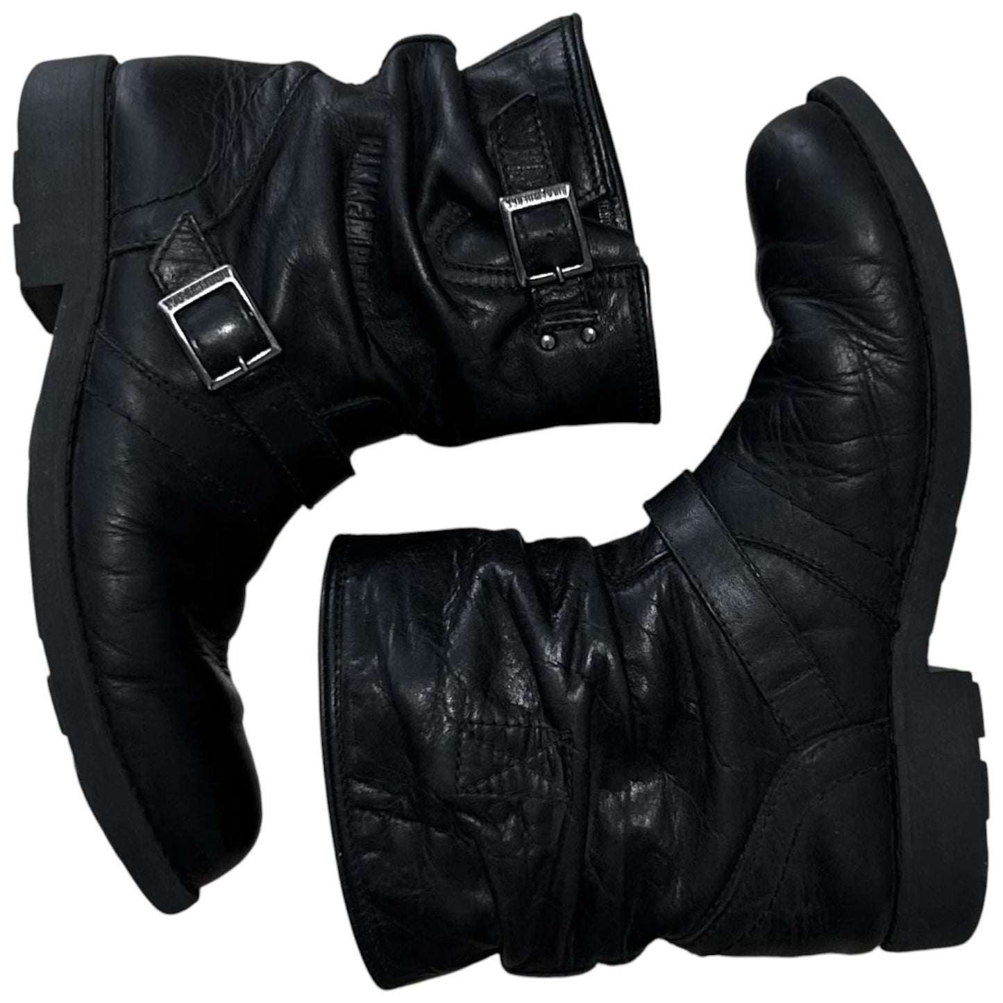 Dirk Bikkembergs Engineer Strap Slouch Boots