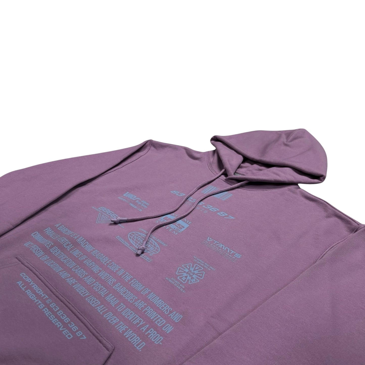 VTMNTS Barcode Emblem Hoodie - AW23