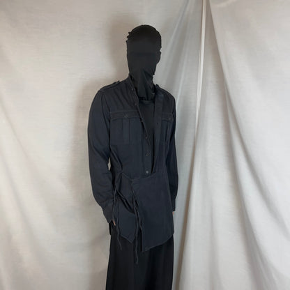 Dries Van Noten Asymmetric Wrap Cargo Shirt - AW16