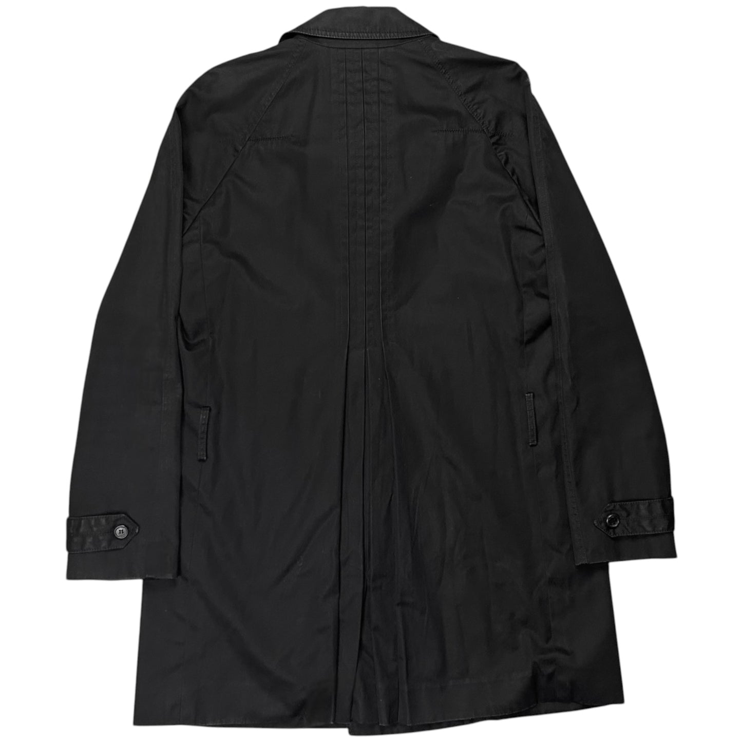 Dior Homme Back Pleated Military Trench Coat - AW08