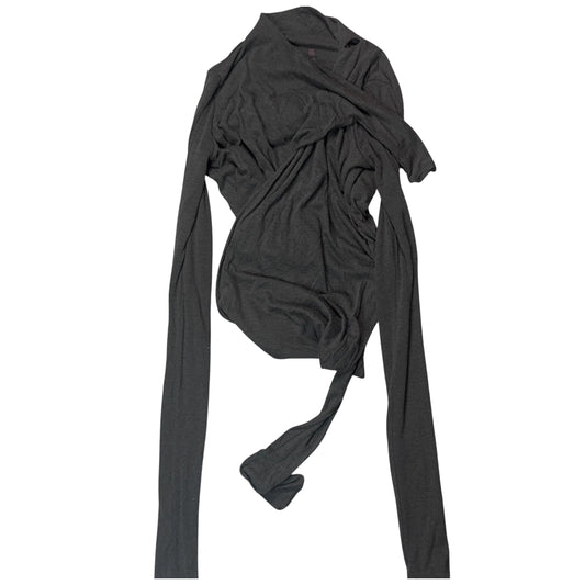 Rick Owens Sphinx Asymmetric Wrap Sweater - AW15