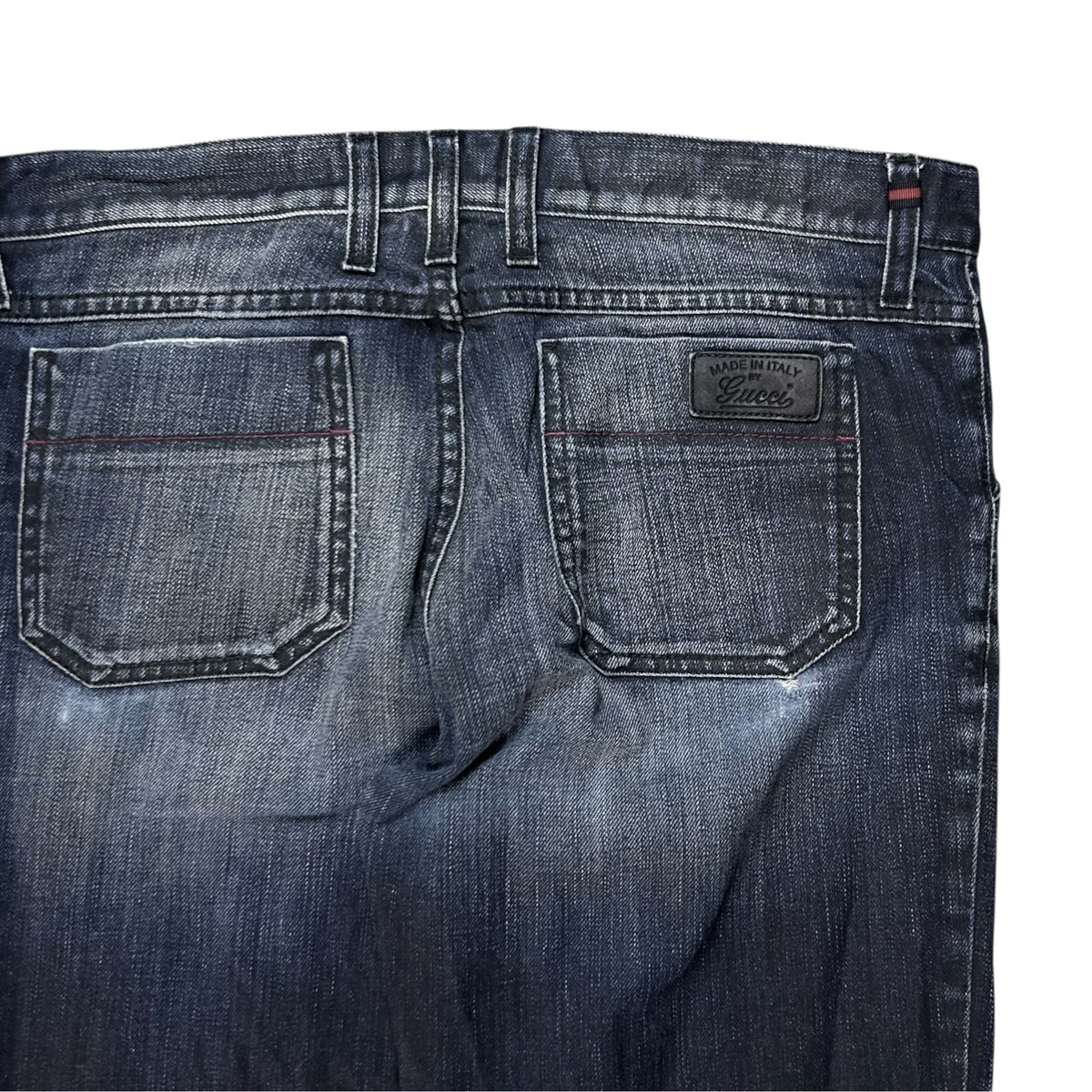 Gucci By Frida Giannini Blow Out Dark Wash Skinny Jeans - 2010s