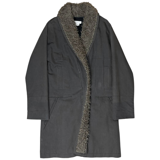 Dries Van Noten Sherpa Collar Coat - AW02