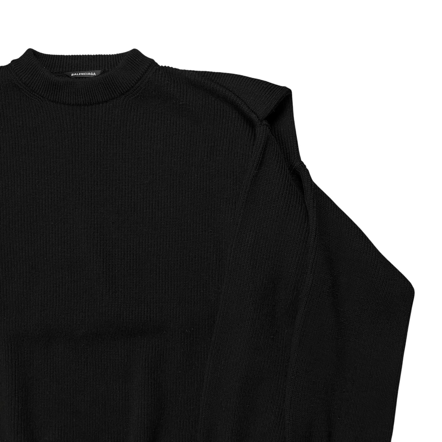 Balenciaga Double Sleeve Knit Sweater - AW20