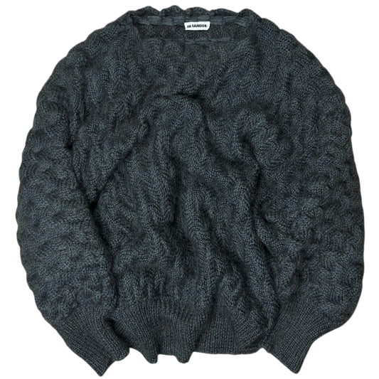 Jil Sander+ 3D Cable Mohair Knit Sweater