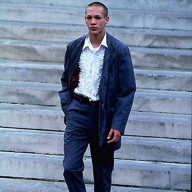Comme des Garcons Homme Plus Coated Blister Blazer - SS99