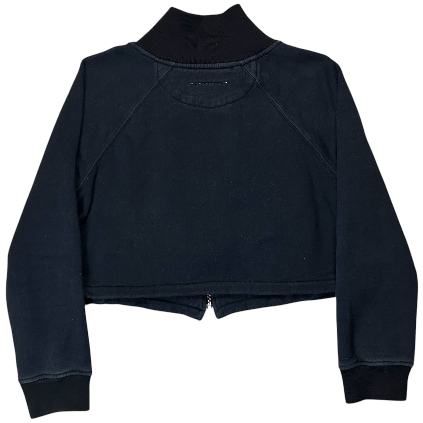 MM6 Maison Martin Margiela Cropped Sweat Bomber Jacket - AW09