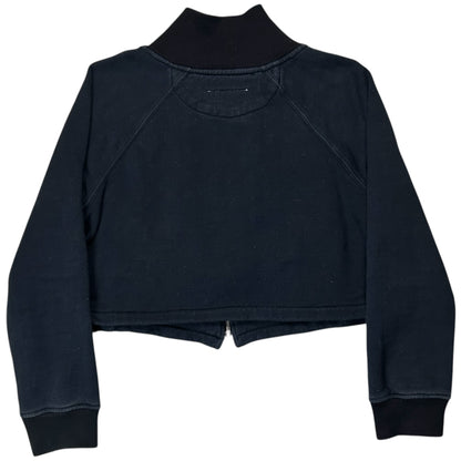 MM6 Maison Martin Margiela Cropped Sweat Bomber Jacket - AW09