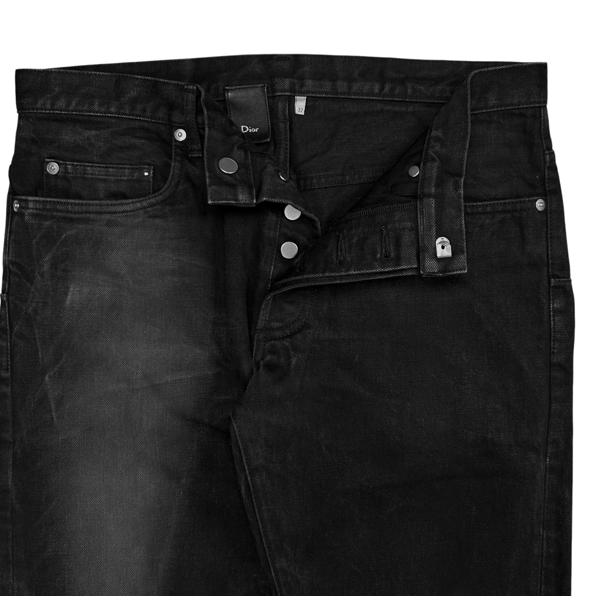 Dior Homme Coated Straight Jeans - AW11 – Vertical Rags