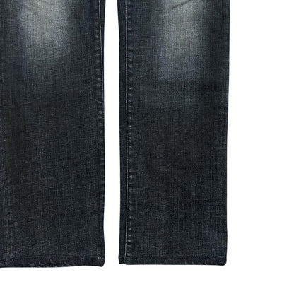 Dior Homme Dark Waxed Indigo Slim Jeans - SS11