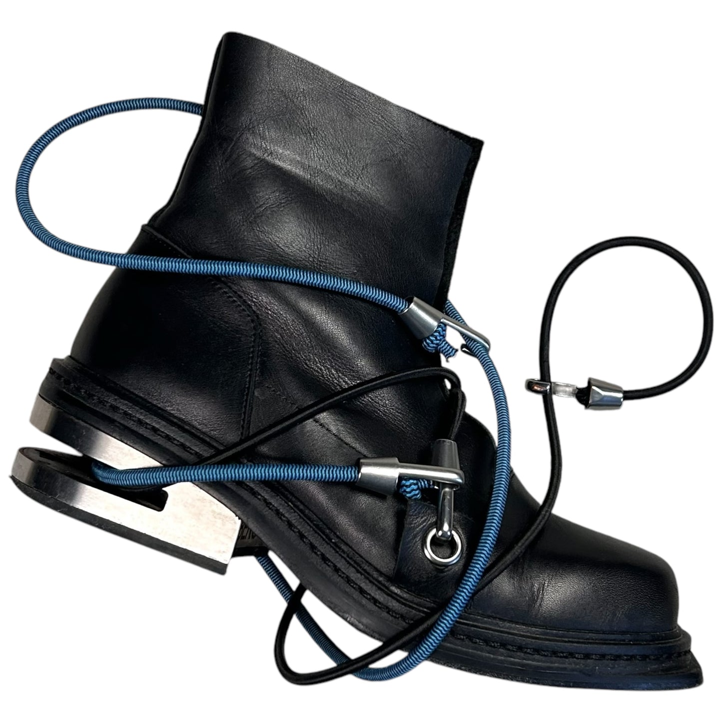 Dirk Bikkembergs Metal Heel Bungee Cord Boots - AW96