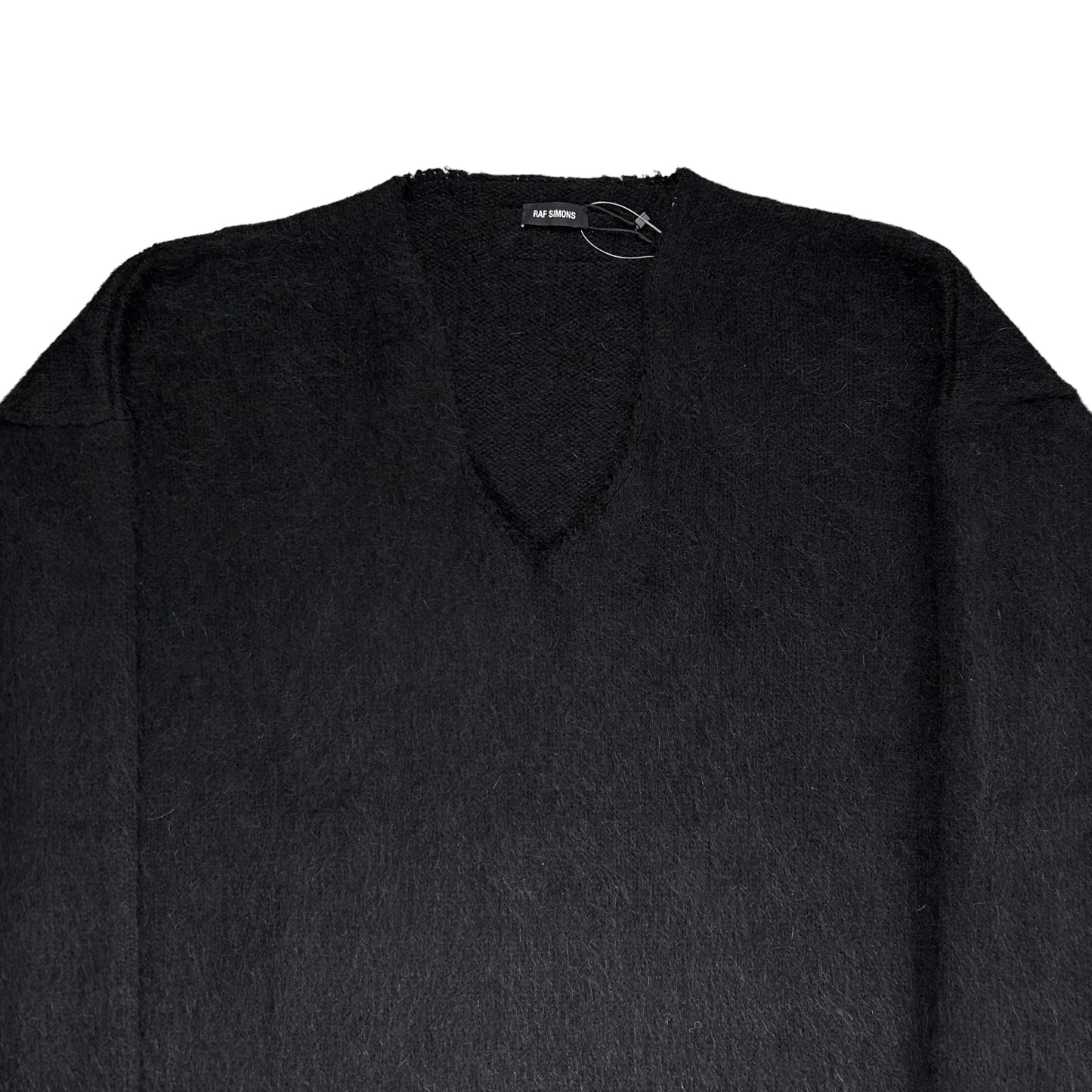 Raf Simons Oversized Boiled V-Neck Sweater - AW21