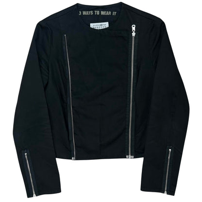 Maison Martin Margiela Collarless Multi Zip Jacket - SS03