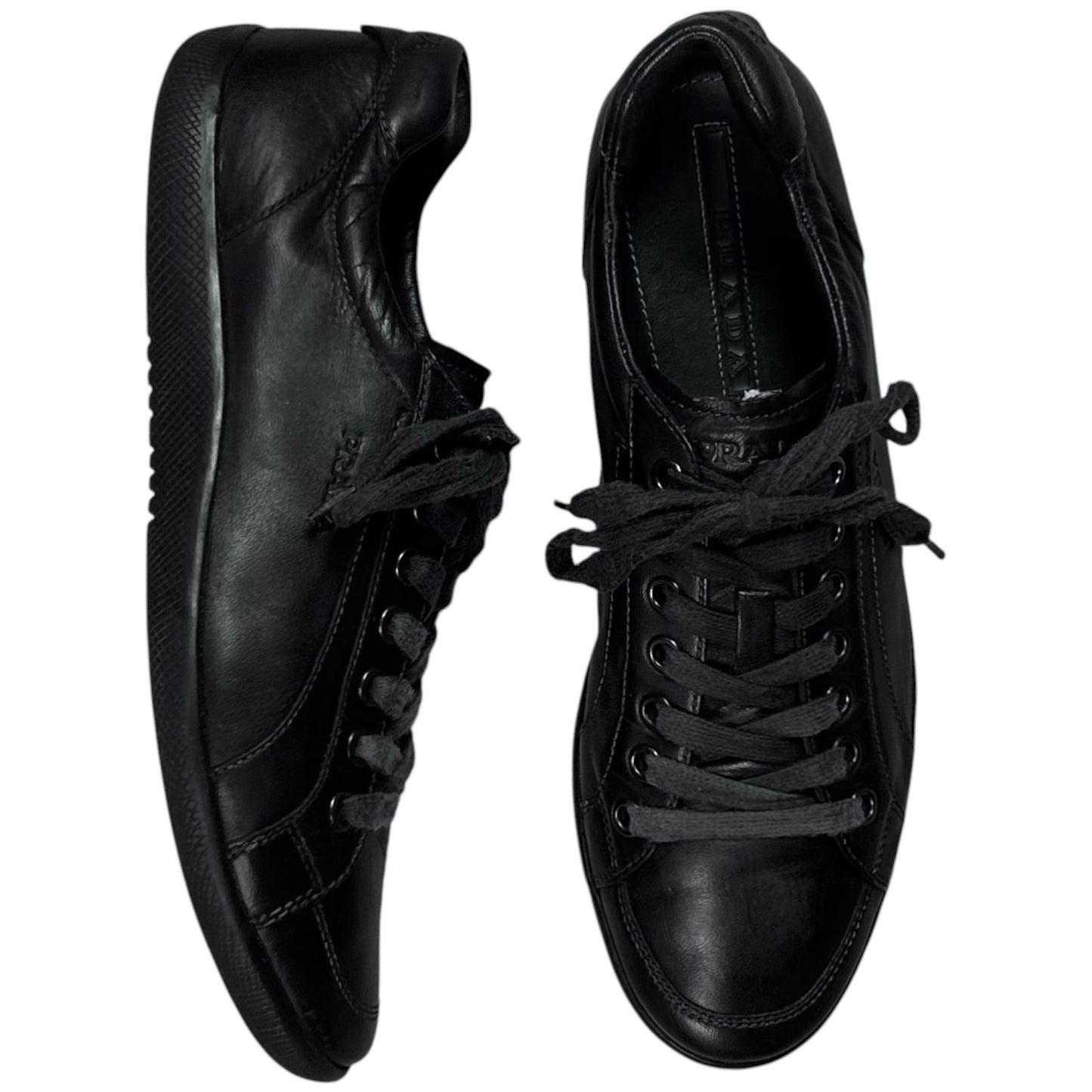 Prada Leather Court Sneakers - 2010s