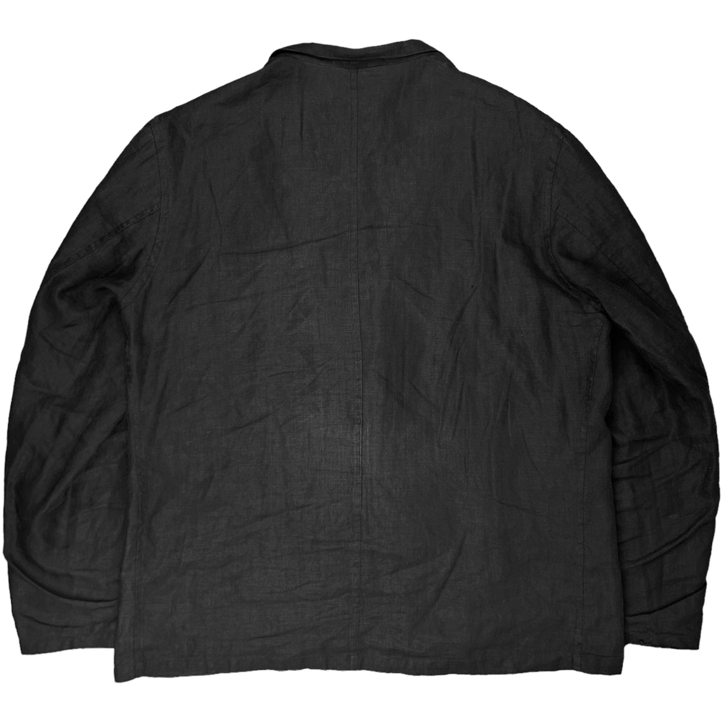 Yohji Yamamoto Pour Homme Washed Linen Blazer