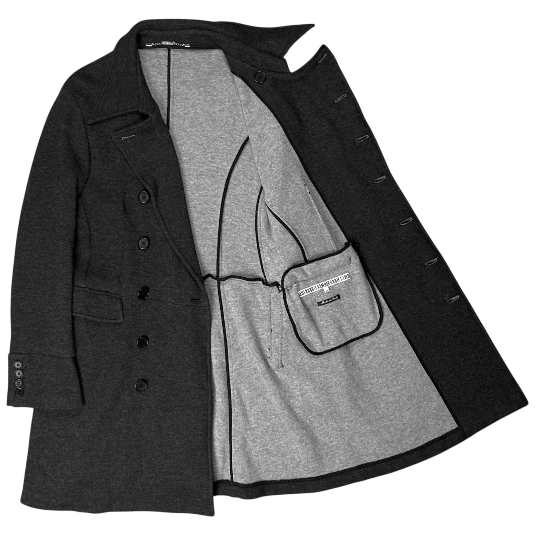 Dirk Bikkembergs Victorian Multi Button Wool Coat - AW10