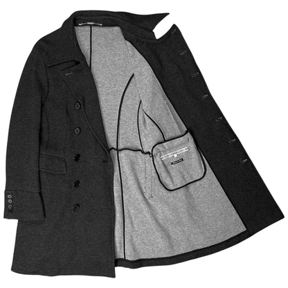 Dirk Bikkembergs Victorian Multi Button Wool Coat - AW10