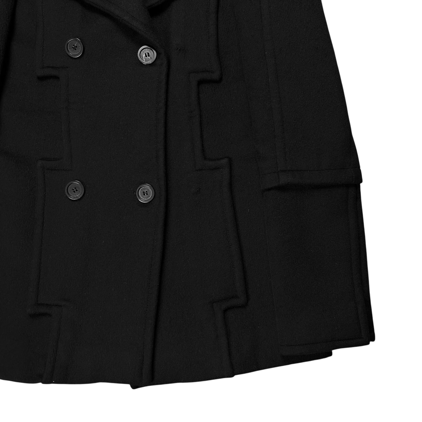 Gucci by Tom Ford Notched Panel Caban Jacket - AW04