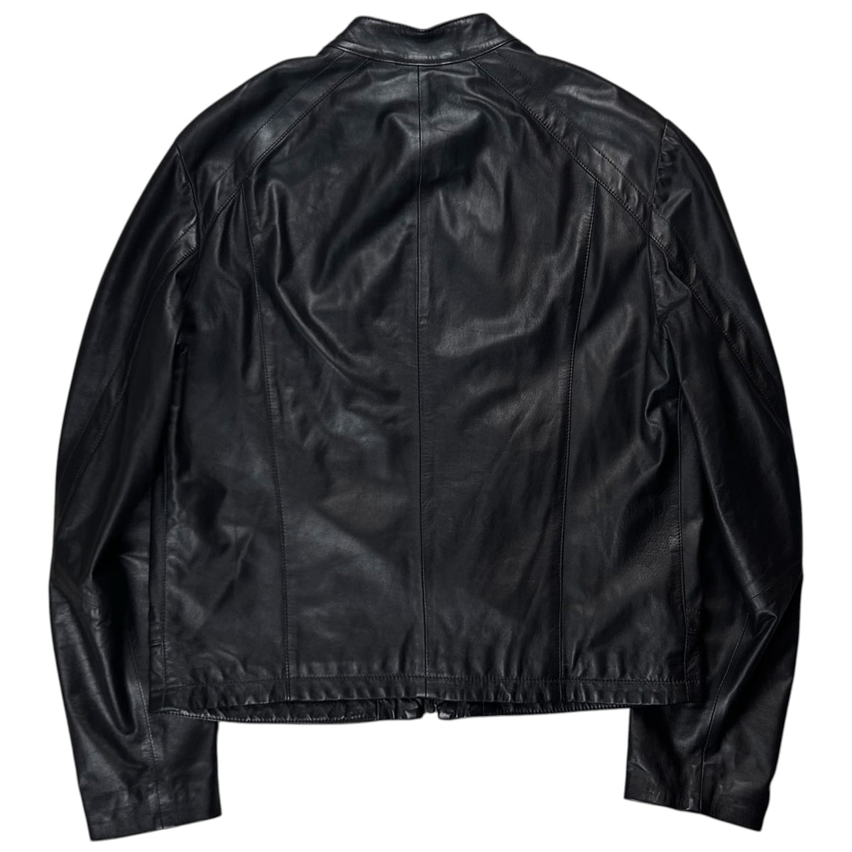 Dirk Bikkembergs Lamb Leather Cafe Racer Jacket - AW12