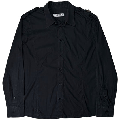 Dirk Bikkembergs Military Metal Epaulettes Shirt - AW07