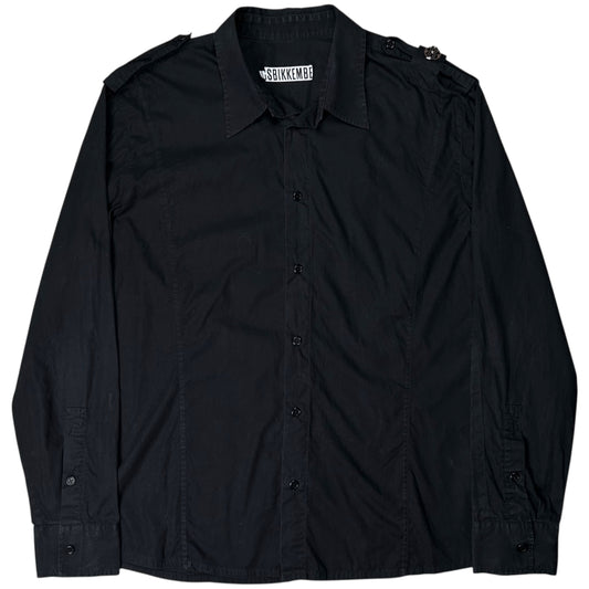 Dirk Bikkembergs Military Metal Epaulettes Shirt - AW07