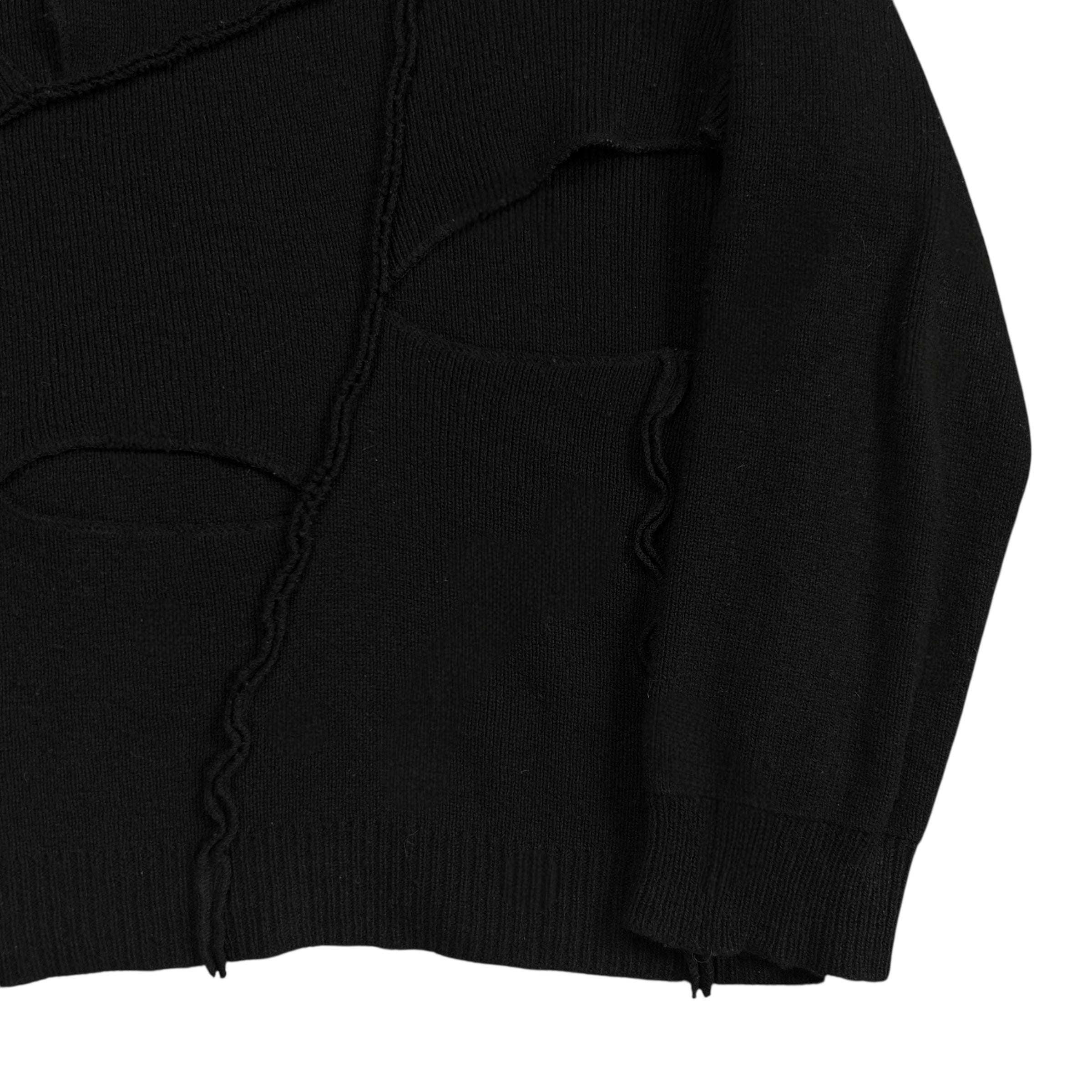 Cutout Sweater in Black – SVRN