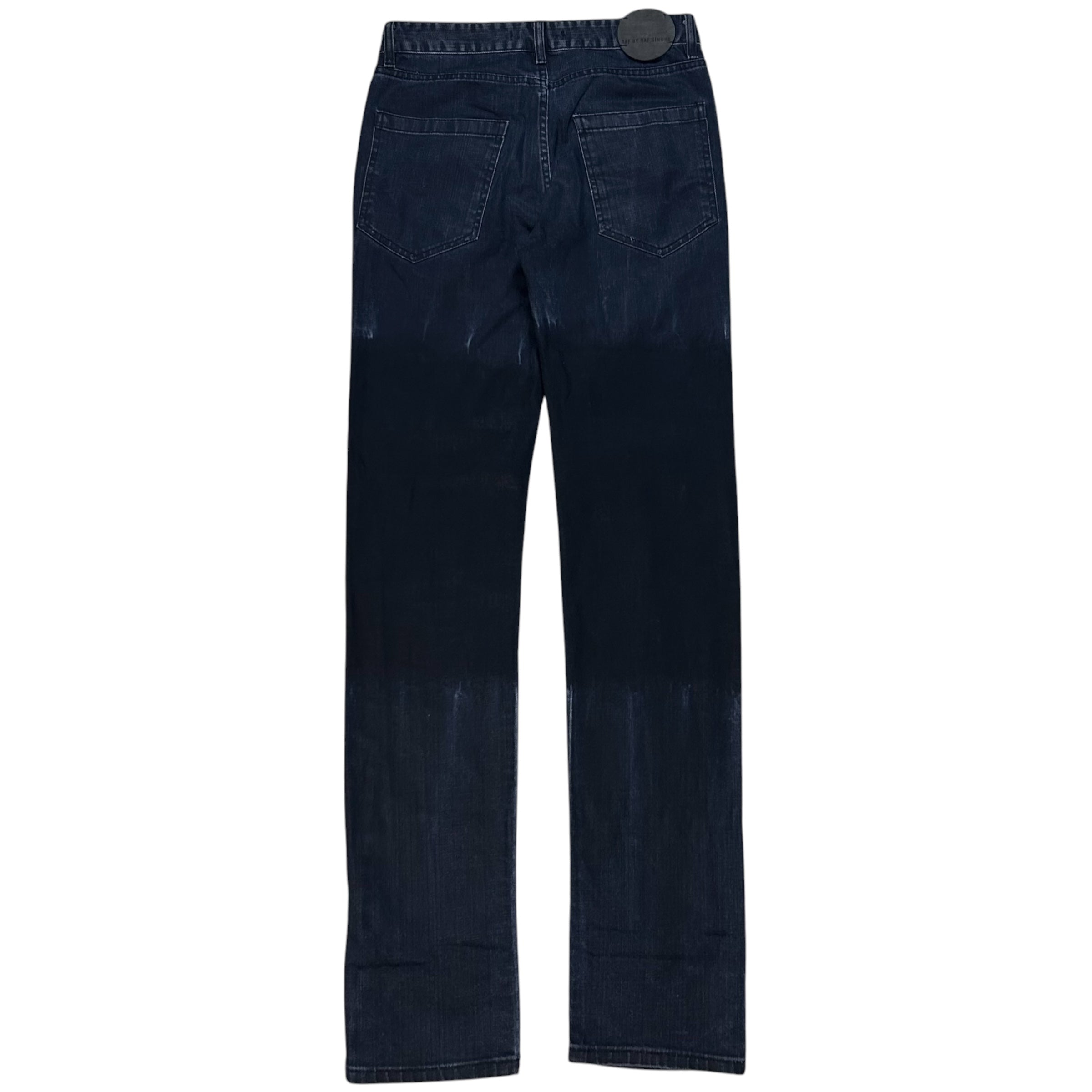 RAF by Raf Simons Knee Bleached Skinny Jeans - AW09 – Vertical Rags