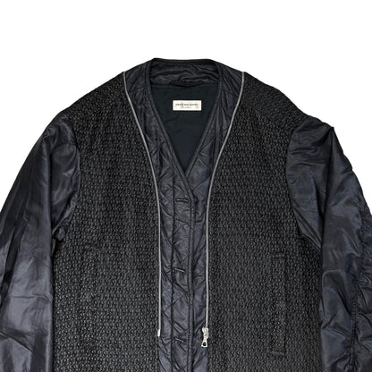 Dries Van Noten Multi Fabric Zip Liner Coat - AW07